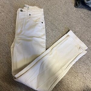 Abercrombie & Fitch Beige High-Rise Jeans